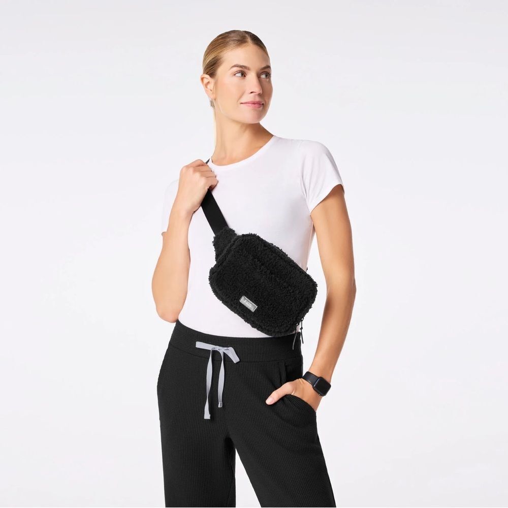 Figs High Pile Belt Bag Black